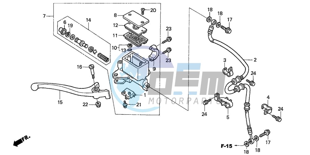 FR. BRAKE MASTER CYLINDER (NSS2501/2)