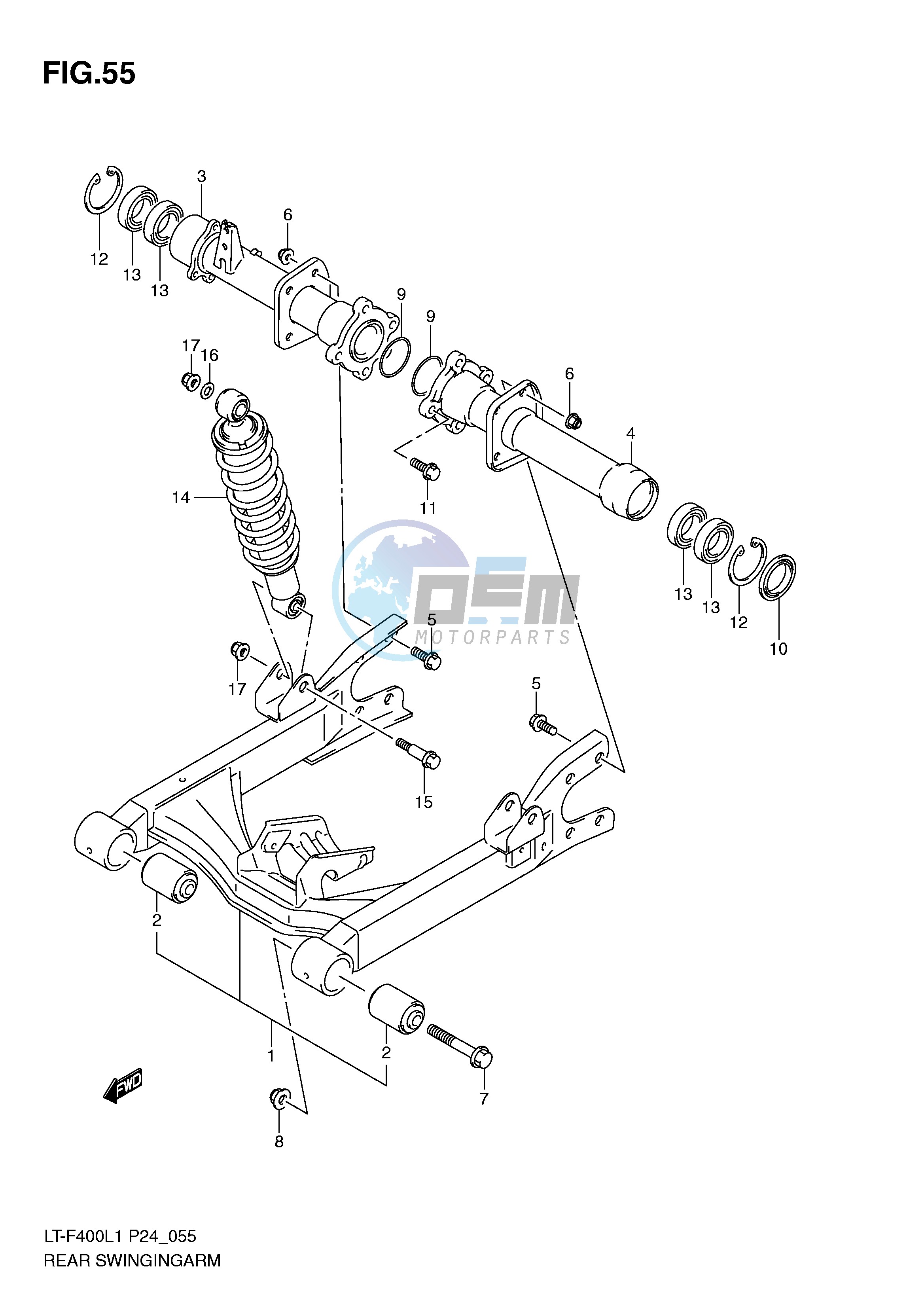 REAR SWINGINGARM