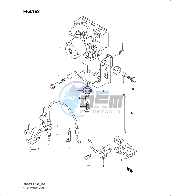 HYDRAULIC UNIT (AN650AL1 E24)