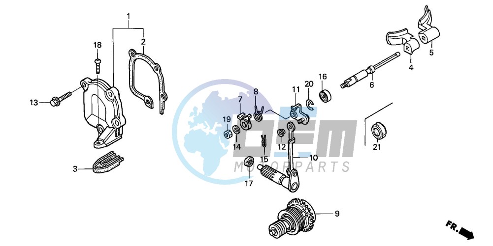 FLAP VALVE (CR125R2,3)