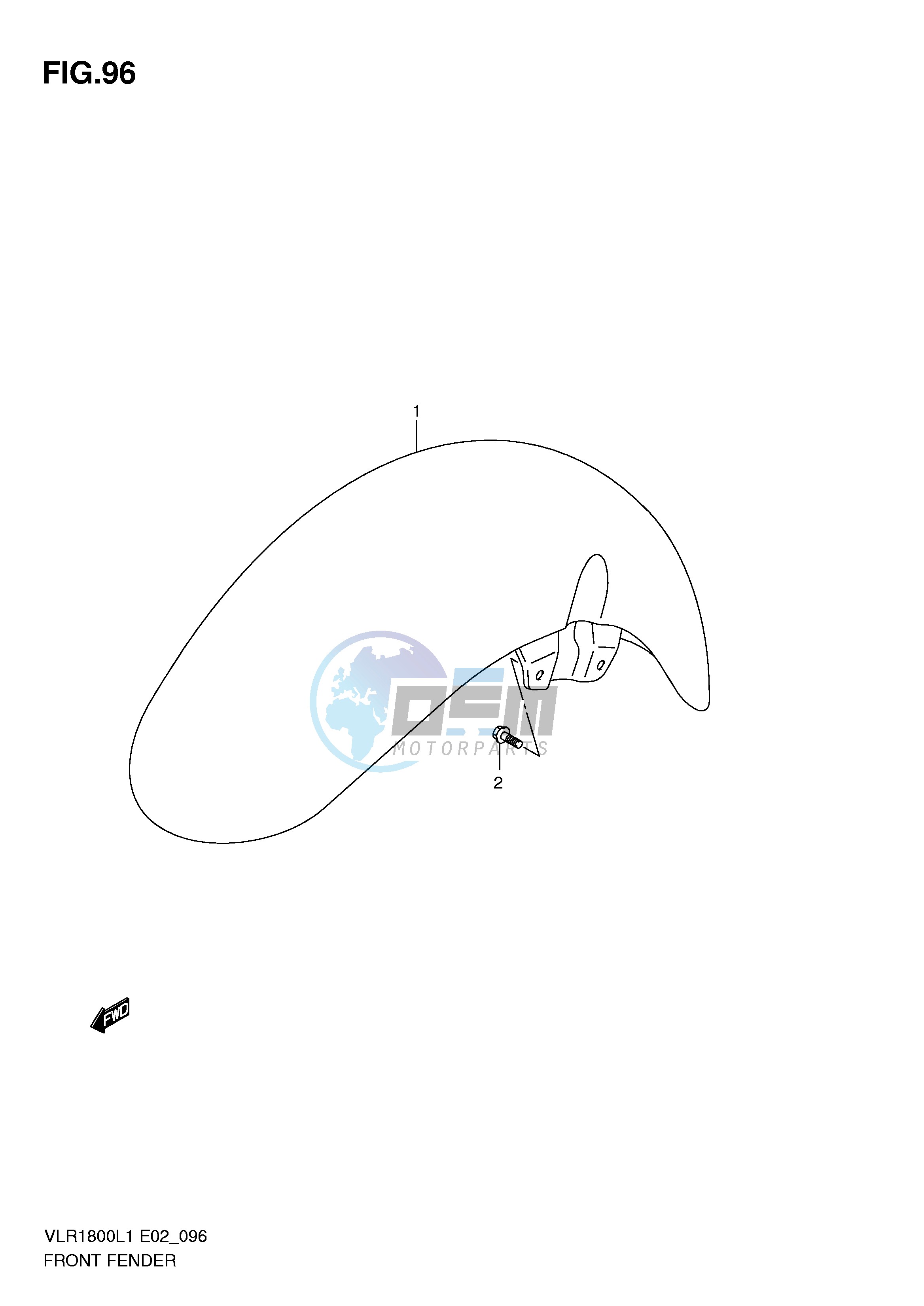 FRONT FENDER (VLR1800L1 E2)