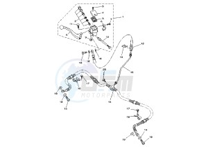 ATV 400 drawing FRONT MASTER CYLINDER