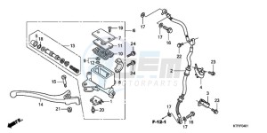 SH1509 Europe Direct - (ED) drawing FR. BRAKE MASTER CYLINDER (SH1259/1509)