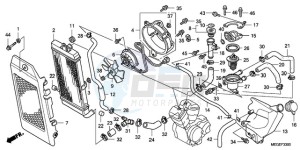 VT750CA9 Australia - (U / MME ST) drawing RADIATOR