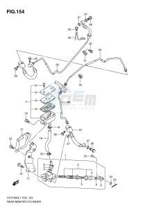 VLR1800 (E2) drawing REAR MASTER CYLINDER