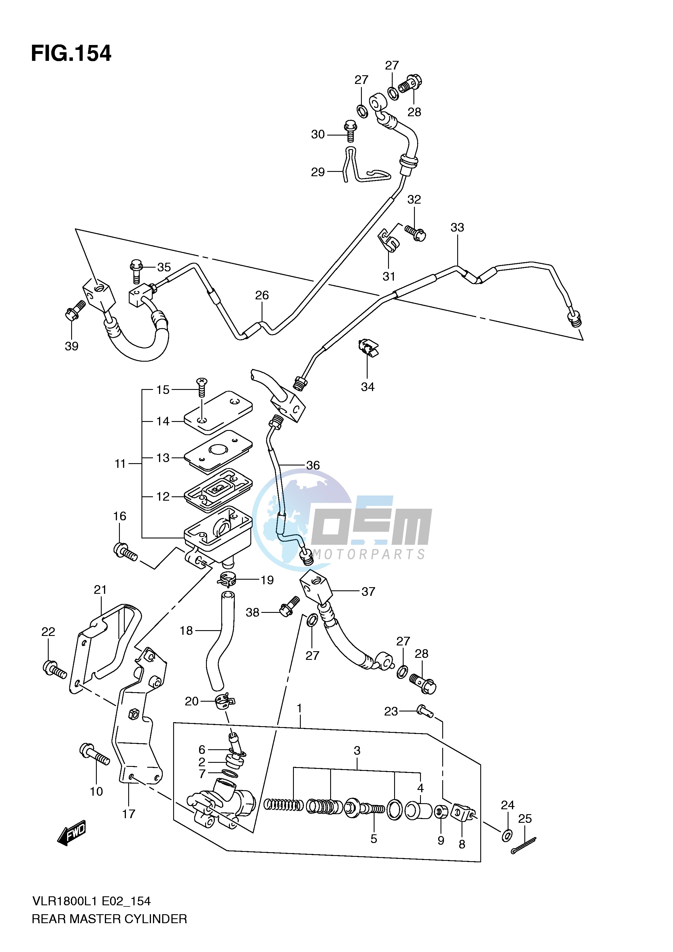 REAR MASTER CYLINDER