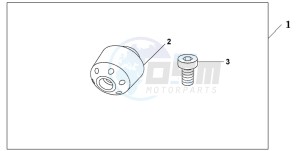 GL1800A drawing CHROME BAR ENDS