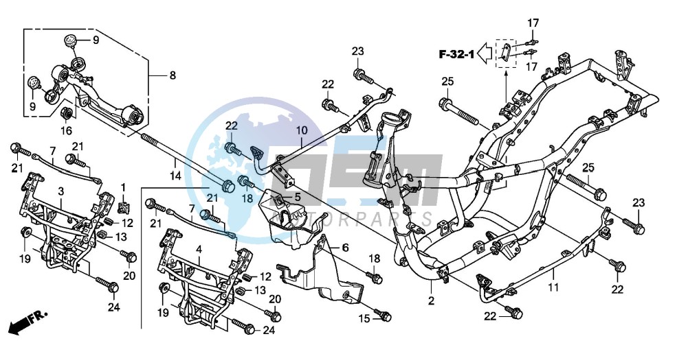 FRAME BODY (FES1257/A7)(FES1507/A7)