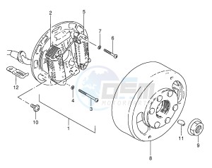 FZ50 (E1) drawing MAGNETO (E16)