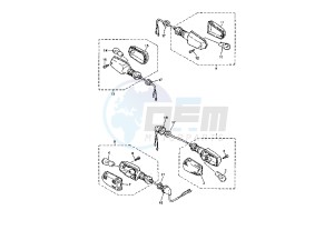 XJR 1300 drawing FLASHER LIGHT