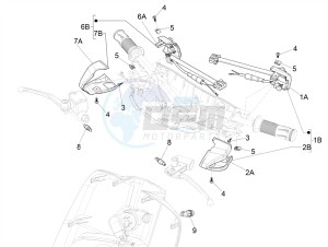 SPRINT 125CC 4T 3V IGET E4 ABS (APAC) drawing Selectors - Switches - Buttons