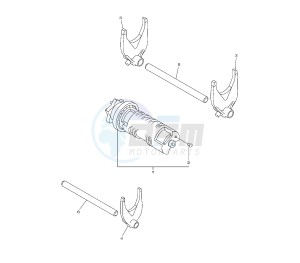 XVS A MIDNIGHT STAR 950 drawing SHIFT CAM AND FORK