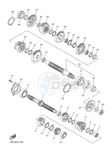 YZF-R1B 1000 (1KBH) drawing TRANSMISSION