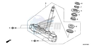 VFR1200XDC drawing STEERING STEM