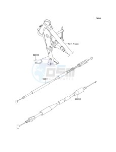 KX 65 A [KX65 MONSTER ENERGY] (A6F - A9FA) A9FA drawing CABLES