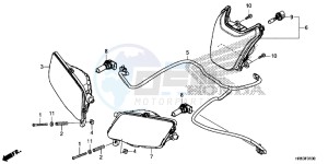 TRX500FM5F TRX500FM Europe Direct - (ED) drawing HEADLIGHT