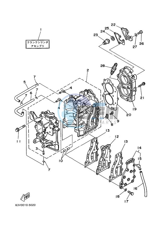 CYLINDER--CRANKCASE