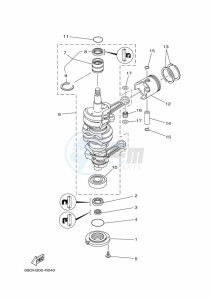 E60HMHD drawing CRANKSHAFT--PISTON