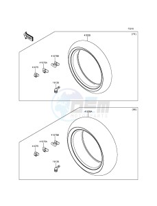 NINJA H2R ZX1000PFF EU drawing Tires