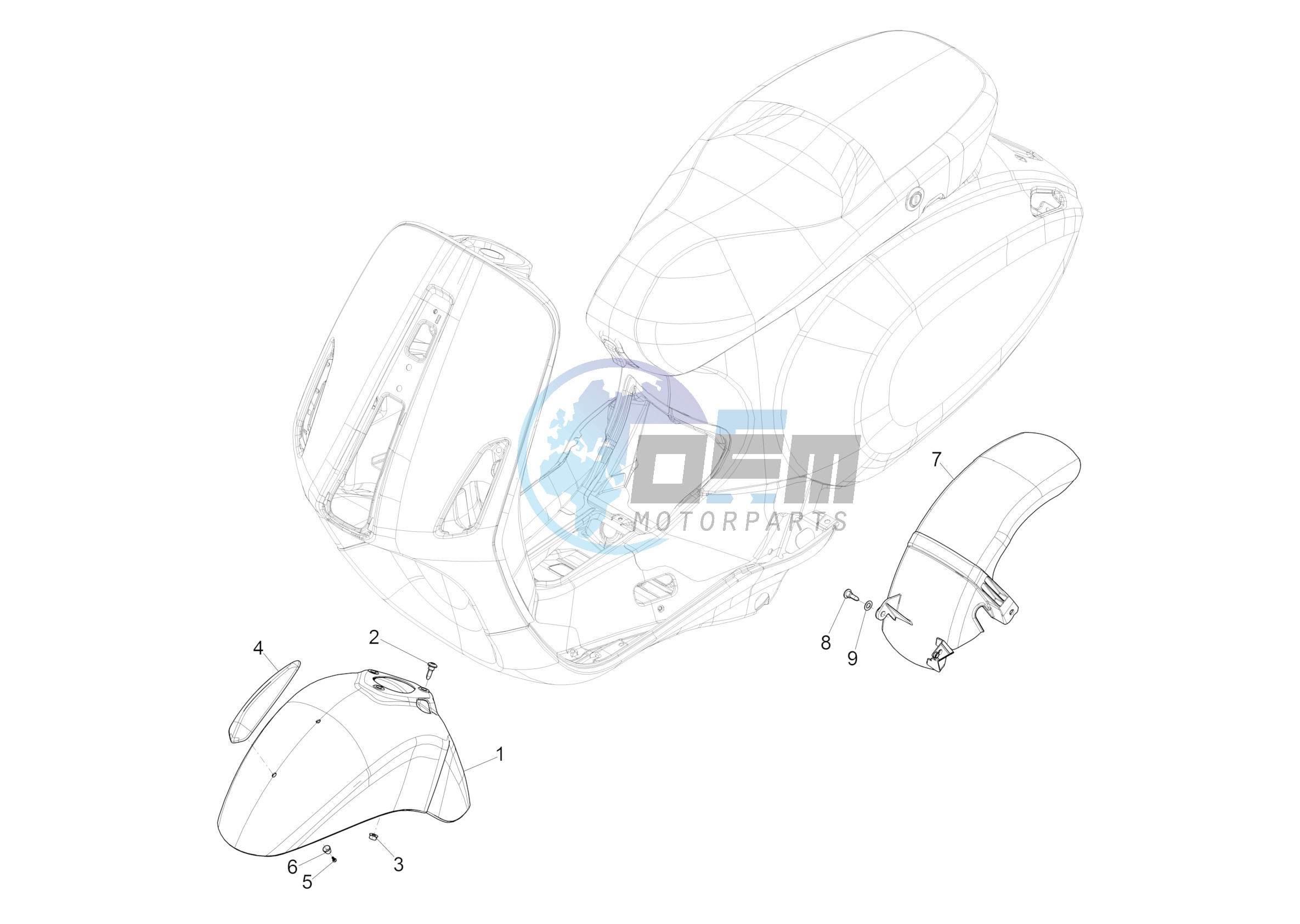 Wheel housing - Mudguard