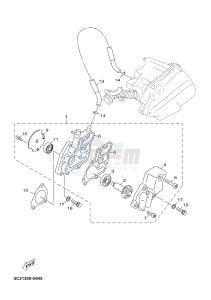 NS50 NS50F NITRO 4T (1GB6 1GB6) drawing WATER PUMP