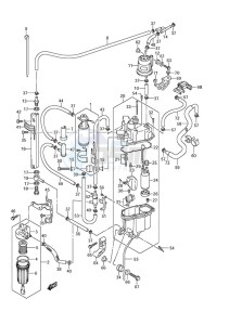 DF 250AP drawing Fuel Pump/Fuel Vapor Separator