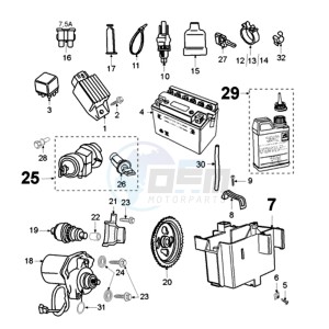 LUDIX 14 L ELEGANCE drawing ELECTRIC PART