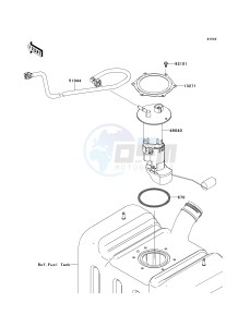 KRF 750 M [TERYX 750 FI 4X4 NRA OUTDOORS] (M9F9) M9F drawing FUEL PUMP