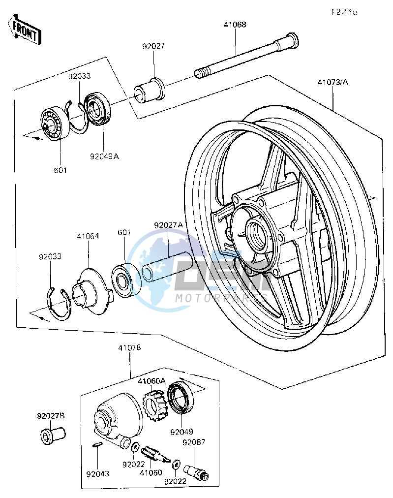 FRONT HUB