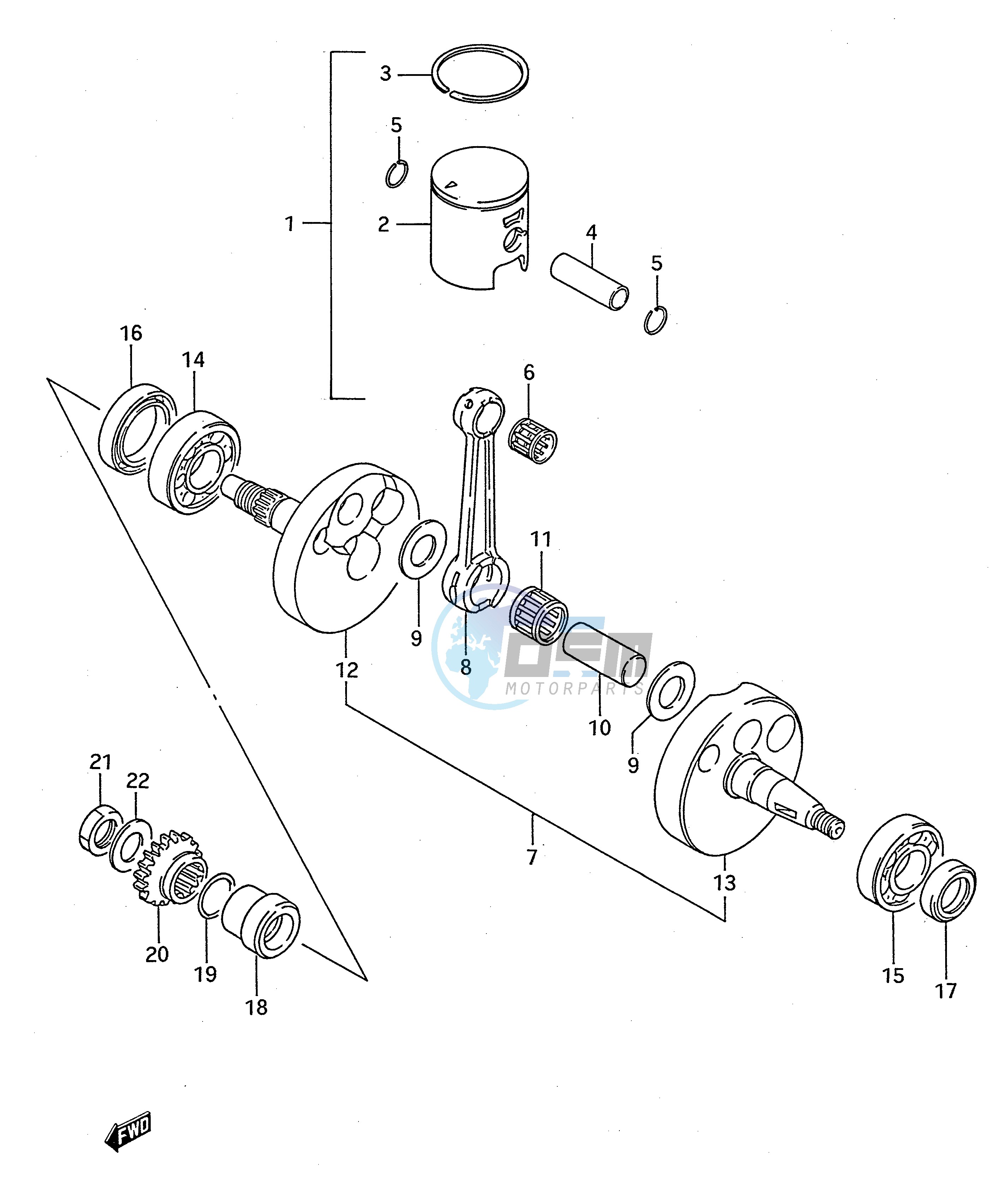 CRANKSHAFT (MODEL J)