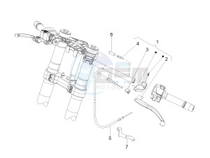 RS 125 Replica E4 ABS (APAC) drawing Clutch control