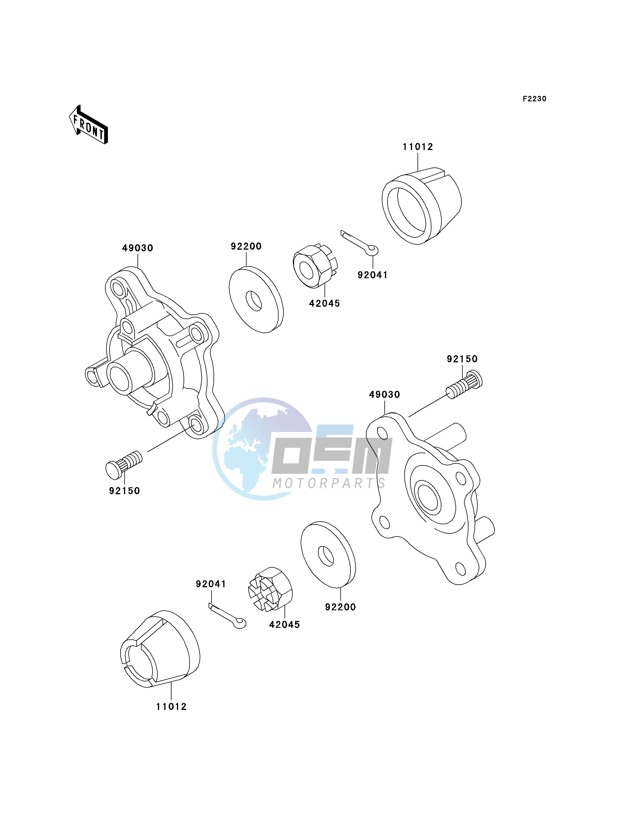 FRONT HUB