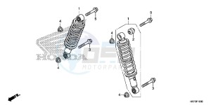 TRX420FA5F TRX420F Europe Direct - (ED) drawing FRONT CUSHION