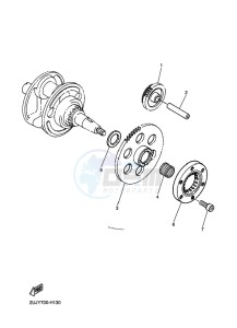 XV250 XV250M (BJP3) drawing STARTER CLUTCH