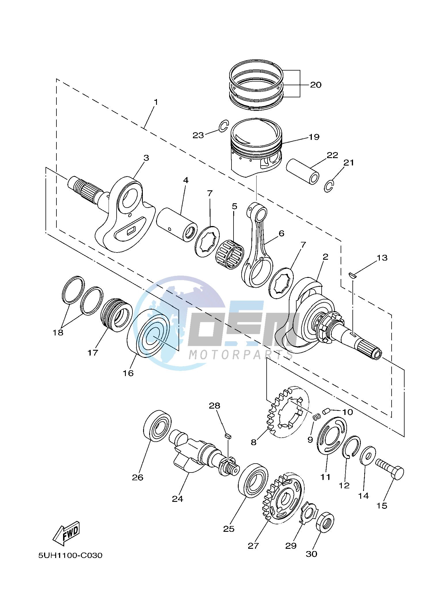 CRANKSHAFT & PISTON