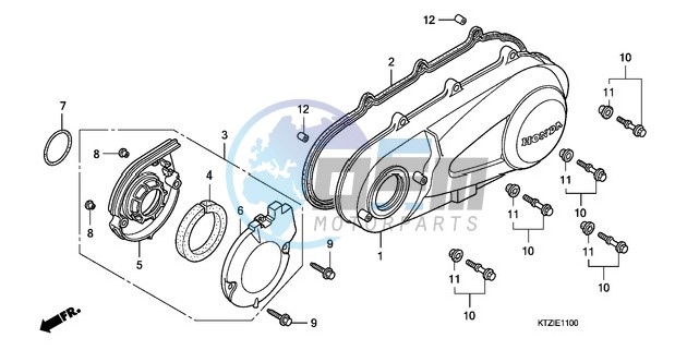 LEFT CRANKCASE COVER