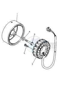 XJ S DIVERSION 600 drawing GENERATOR