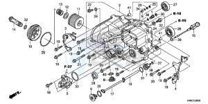 TRX680FAG Wave 110 - AFS110 UK - (E) drawing FRONT CRANKCASE COVER