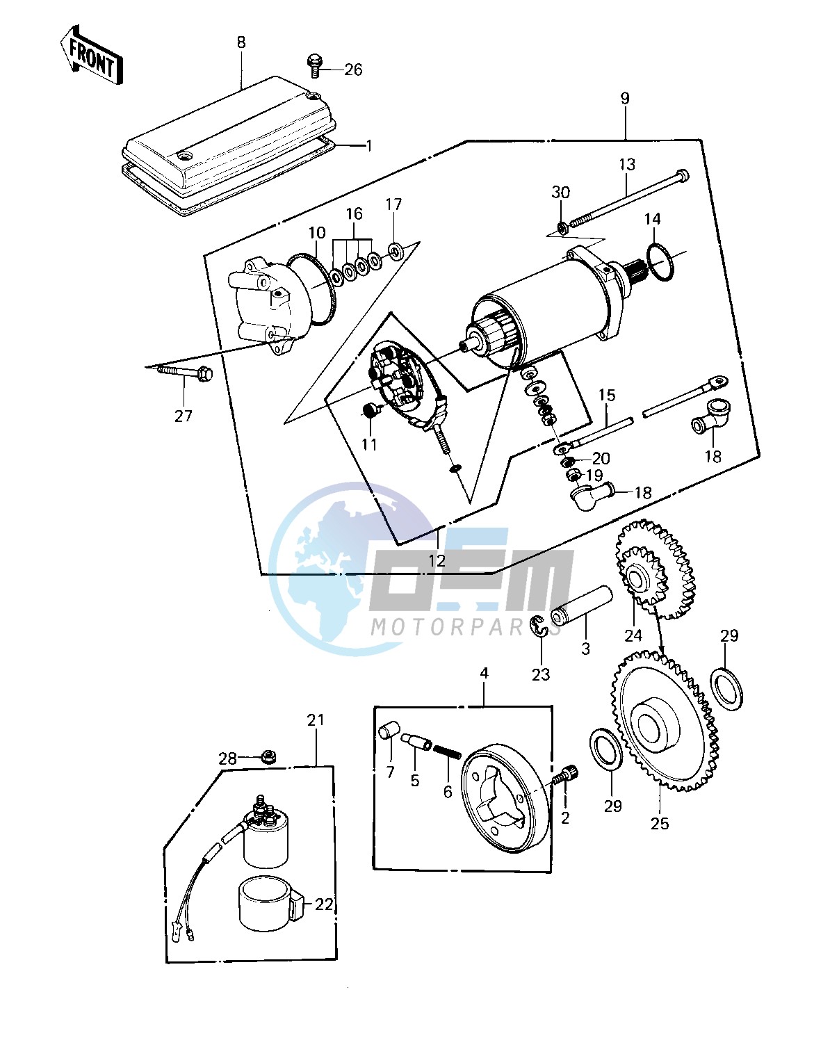 STARTER MOTOR_STARTER CLUTCH -- 80-81 A1_A2- -