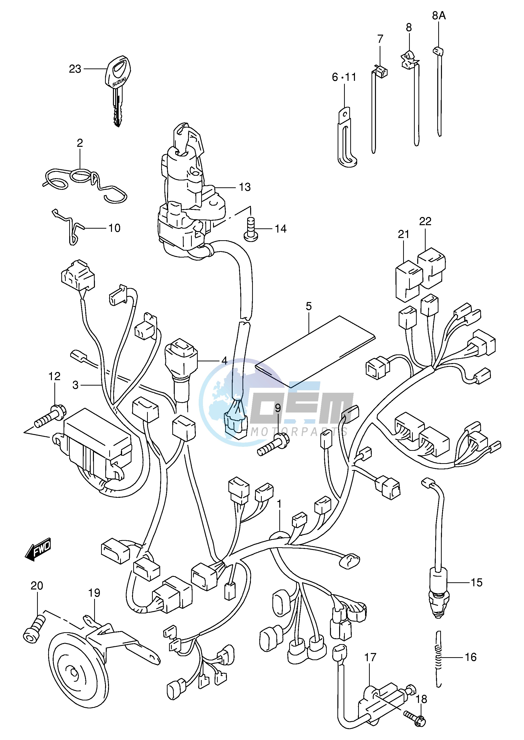 WIRING HARNESS (MODEL V)