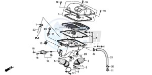 XL700VA drawing AIR CLEANER