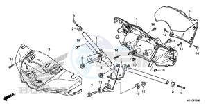 SH125G SH125S UK - (E) drawing STEERING HANDLE/HANDLE COVER