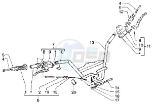 X9 180 Amalfi drawing Handlebar - Brake Pump