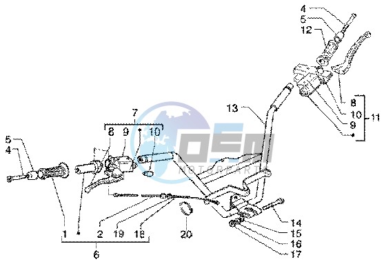 Handlebar - Brake Pump