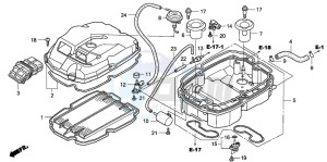 VFR800A drawing AIR CLEANER