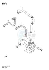 LT-Z400 (E33) drawing FUEL PUMP