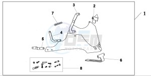 CB600F HORNET S drawing UNDERCOWL BELLY PAN