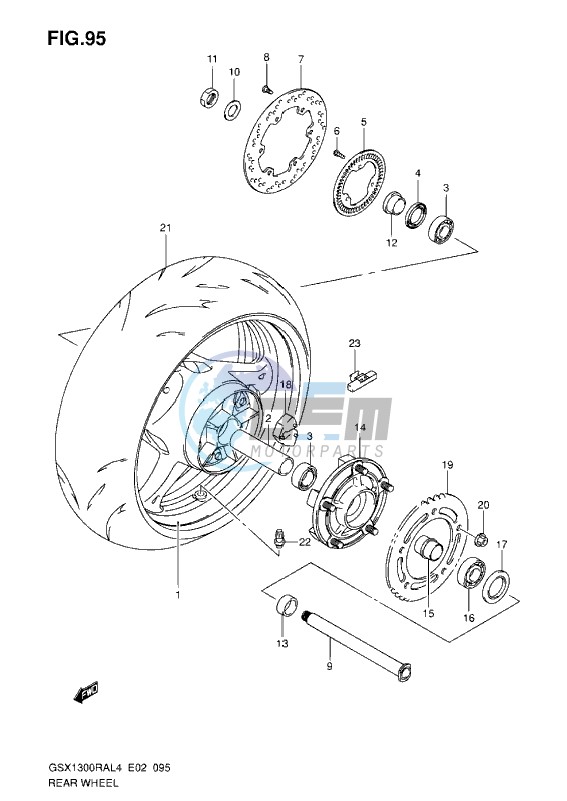 REAR WHEEL L4