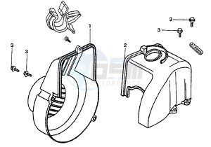 CITY 50 drawing COOLING HOOD