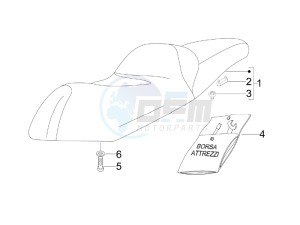 Nexus 300 ie e3 drawing Saddle seats - Tool roll